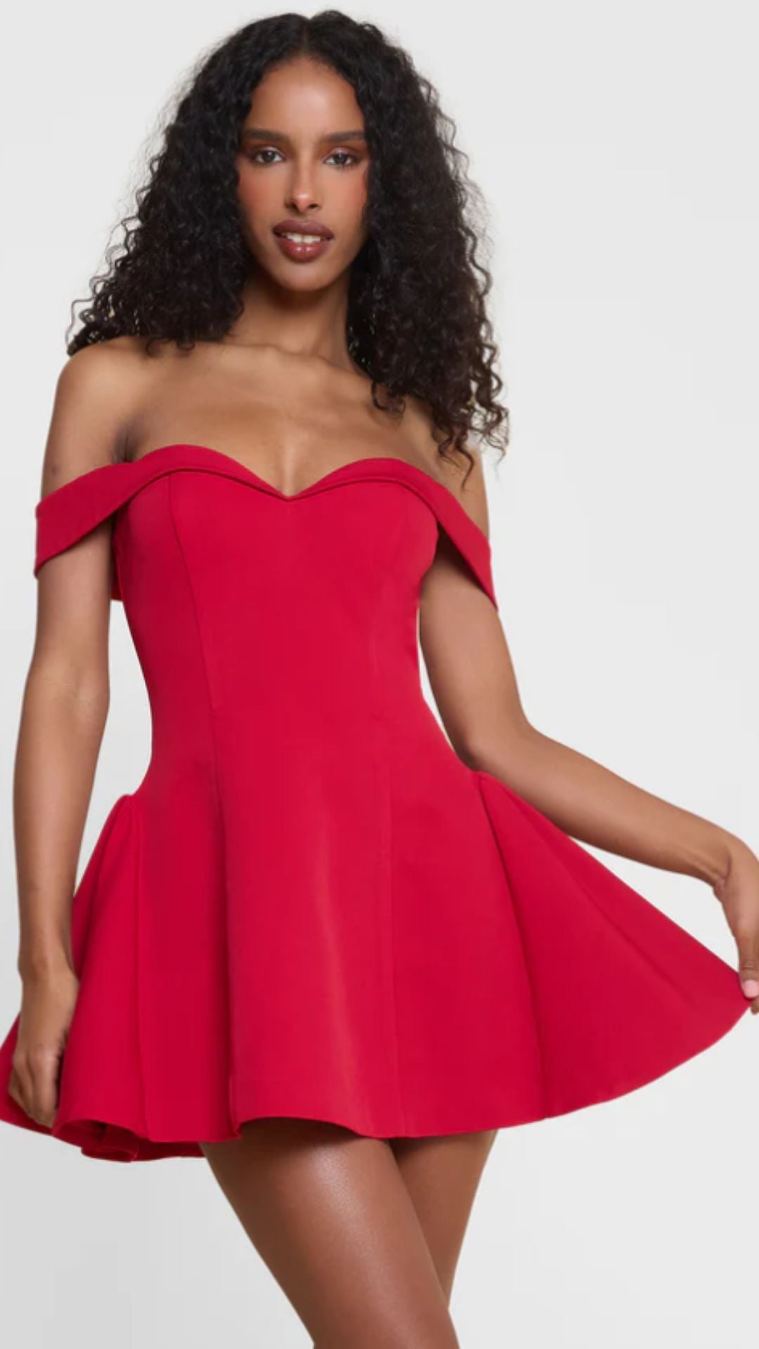 Robe courte Flux d'ivoire