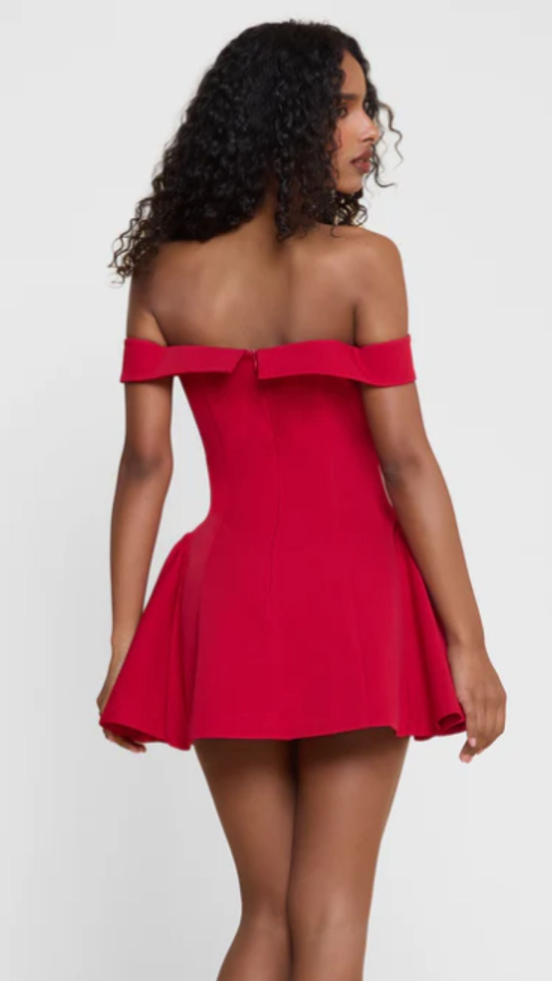 Robe courte Flux d'ivoire